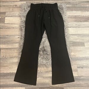 Nicole Miller Sport high rise boot flare stretch pull on active pants L